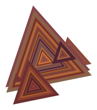 Üçgen, soyut geometrik arka plan deseni şekli. Vektör çizim grafiği.