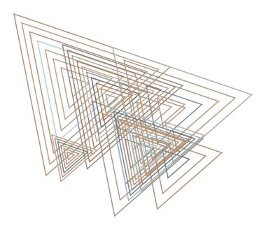 Arka plan soyut geometrik üçgen desen tasarımı için. Vektör çizim grafiği.