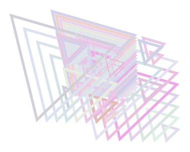 Arka plan soyut geometrik üçgen desen tasarımı için. Vektör çizim grafiği.