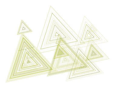 Geometrik kavramsal arka plan üçgen desen tasarımı için. Vektör çizim grafiği.