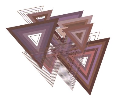 Arka plan soyut geometrik üçgen desen tasarımı için. Vektör çizim grafiği.