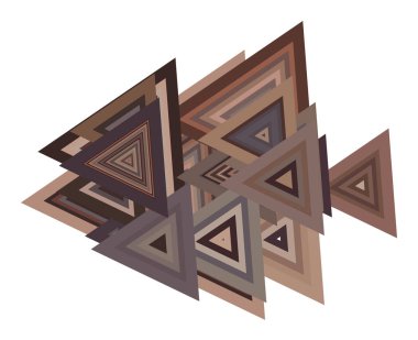 Geometrik kavramsal arka plan üçgen desen tasarımı için. Vektör çizim grafiği.