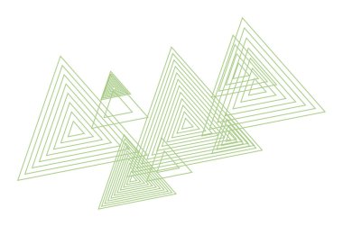 Soyut kavramsal geometrik üçgen desen. Web sayfası, grafik tasarım, katalog, doku veya arka plan için iyi. Vektör çizim grafiği.