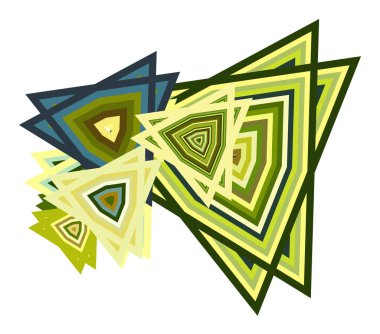 Yıldız desen şekli ile soyut geometrik arka plan. Vektör çizim grafiği.