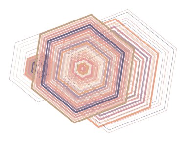 Altıgen, soyut geometrik arka plan deseni şeklinde. Vektör çizim grafiği.