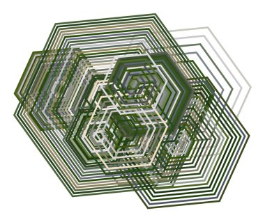 Geometrik kavramsal arka plan altıgen desen tasarımı için. Vektör çizim grafiği.