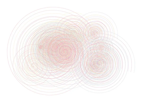 Soyut kavramsal geometrik dön circle hatları desen. Web sayfası, grafik tasarım, katalog, doku veya arka plan için iyi. Vektör çizim grafiği.