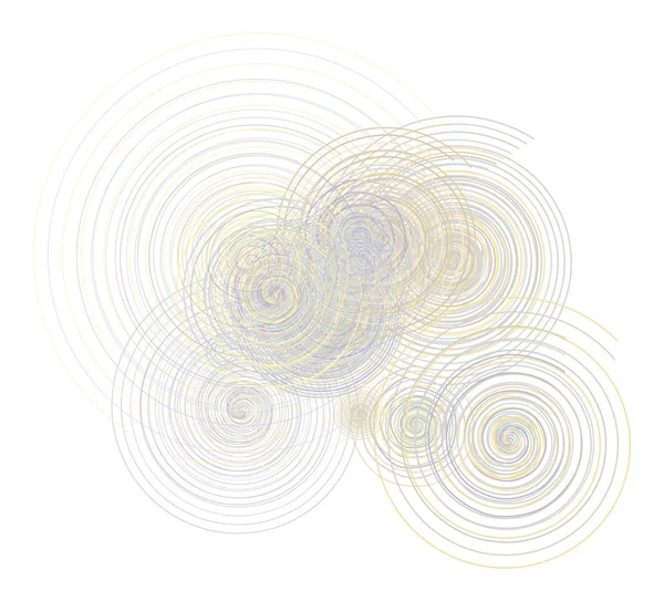Фон Абстрактний Геометричний Візерунок Ліній Вихрового Кола Дизайну Векторні Ілюстрації — стоковий вектор