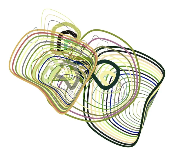 Abstrato Colorido Padrão Linhas Caminho Geométrico Bom Para Página Web — Vetor de Stock