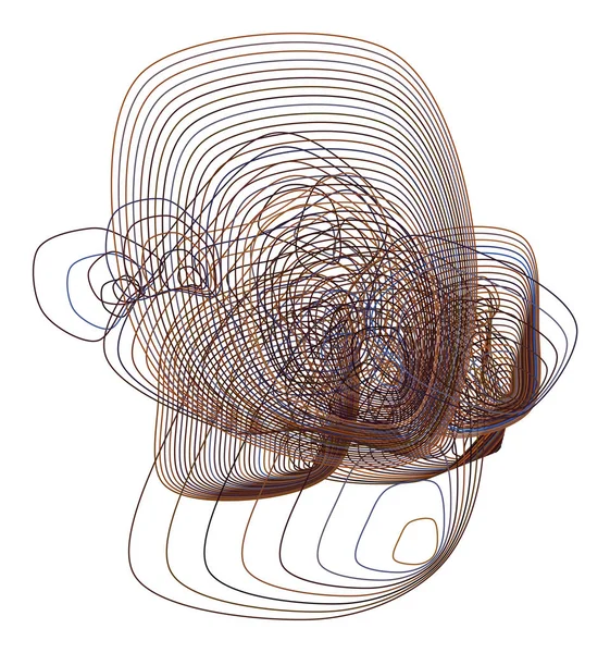 Renk soyut yol çizgileri geometrik desen generatif sanat arka plan. Vektör çizim grafiği.