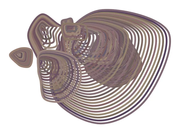 Художественный Путь Линии Фона Шаблон Абстрактный Векторная Иллюстрация — стоковый вектор