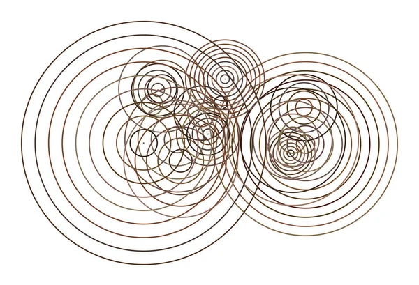 Daireler, kabarcıklar, küre veya elips, soyut geometrik arka plan deseni şeklinde. Vektör çizim grafiği.