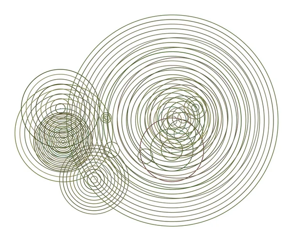 Sanatsal daire, kabarcıklar, küre veya elips desen soyut arka plan. Vektör çizim grafiği.