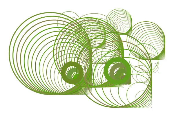 Arka plan soyut geometrik daire, kabarcıklar, küre veya elips desen tasarımı için. Vektör çizim grafiği.
