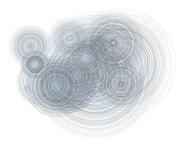Absztrakt Körök Buborékok Gömb Vagy Ellipszisek Geometriai Minta Színes Művészi — Stock Vector