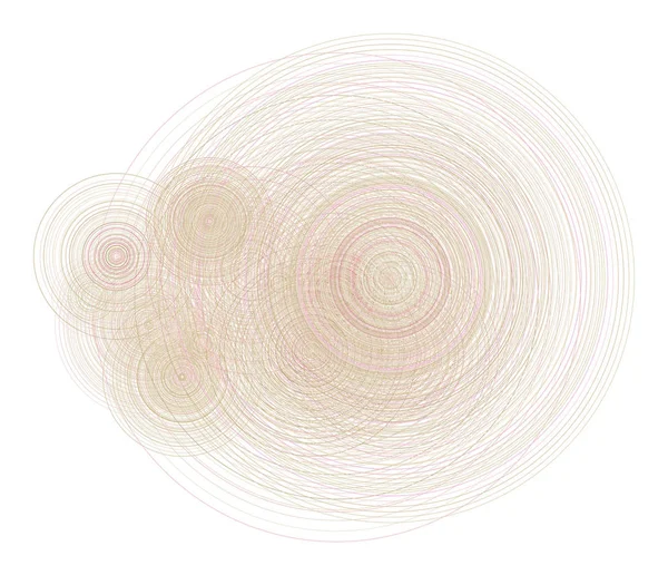Cercles Géométriques Conceptuels Abstraits Bulles Sphère Ellipses Motif Bon Pour — Image vectorielle