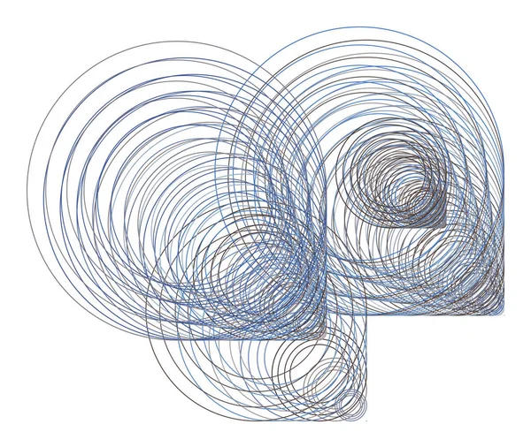 Tvar Kruhy Bubliny Koule Elipsy Geometrické Pozadí Abstraktní Vzor Vektorové — Stockový vektor