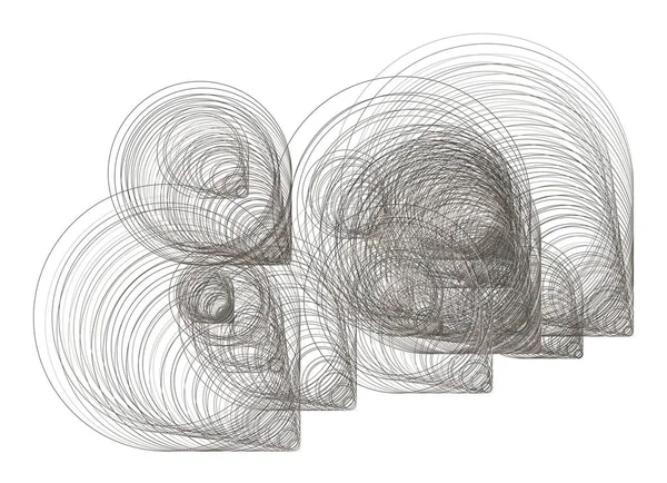Soyut daire, kabarcıklar, küre veya elips geometrik desen, renkli ve sanatsal grafik tasarım, katalog, tekstil veya doku baskı ve arka plan için. Vektör çizim grafiği.