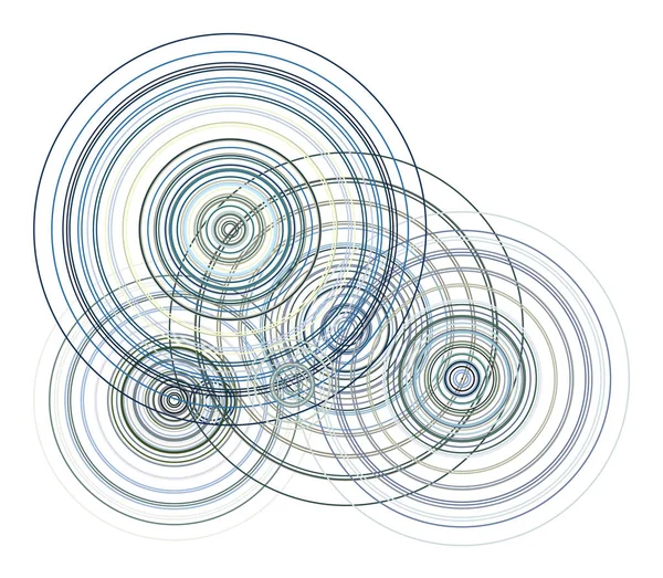 Soyut kavramsal geometrik daire, kabarcıklar, küre veya elips desen. Web sayfası, grafik tasarım, katalog, doku veya arka plan için iyi. Vektör çizim grafiği.