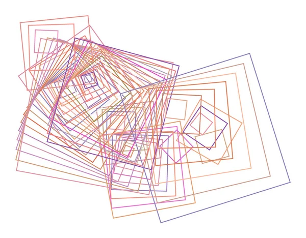 Soyut kavramsal geometrik kare, dikdörtgen desen. Web sayfası, grafik tasarım, katalog, doku veya arka plan için iyi. Vektör çizim grafiği.