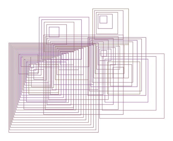 Abstracte Geometrische Achtergrond Met Vorm Van Vierkant Rechthoek Patroon Vector — Stockvector