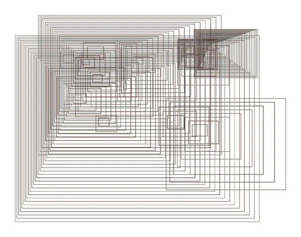 Geometric Conceptual Background Square Rectangle Pattern Design Vector Illustration Graphic — Stock Vector