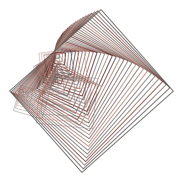 Цветовой Абстрактный Квадрат Прямоугольный Геометрический Узор Генеративного Фона Искусства Векторная — стоковый вектор