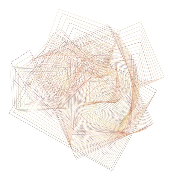 Couleur Abstraite Carré Motif Géométrique Rectangle Fond Art Génératif Illustration — Image vectorielle