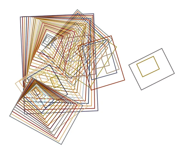 Geométrica Conceptual Fundo Quadrado Retângulo Padrão Para Projeto Gráfico Ilustração — Vetor de Stock