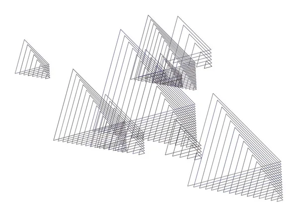 Soyut üçgen geometrik desen, renkli ve sanatsal grafik tasarım, katalog, tekstil veya doku baskı ve arka plan için. Vektör çizim grafiği.