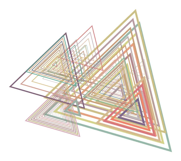 Üçgen, soyut geometrik arka plan deseni şekli. Vektör çizim grafiği.