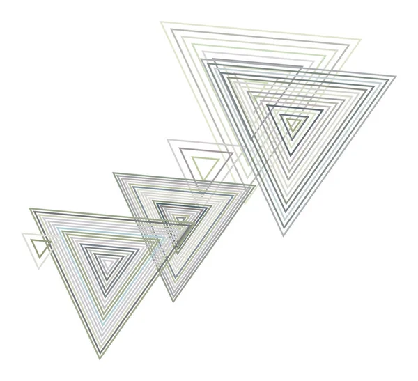 Renk soyut üçgen geometrik desen generatif sanat arka plan. Vektör çizim grafiği.