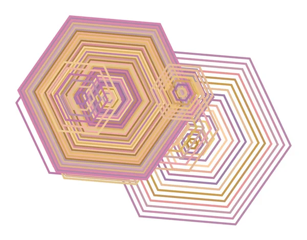 Web sayfası, grafik tasarım, katalog veya doku için kavramsal arka plan. Altıgen deseni. Vektör çizim grafiği.