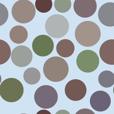 Sorunsuz arka plan soyut geometrik daire, kabarcıklar, küre veya elips desen tasarımı için. Vektör çizim grafiği.