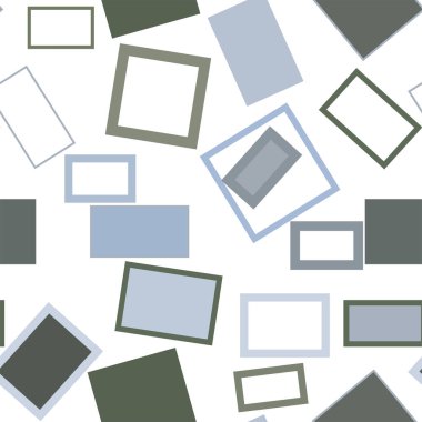 Kesintisiz geometrik arka plan kare, dikdörtgen desen şekli ile. Vektör çizim grafiği.