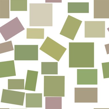 Kesintisiz renkli kare, dikdörtgen geometrik desen generatif sanat arka plan. Vektör çizim grafiği.