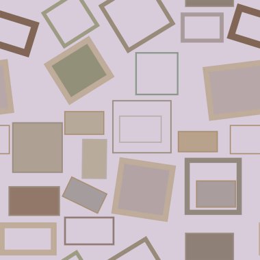 Dikişsiz soyut kavramsal geometrik kare, dikdörtgen desen. Web sayfası, grafik tasarım, katalog, doku veya arka plan için iyi. Vektör çizim grafiği.