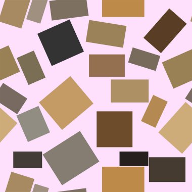 Kesintisiz renkli kare, dikdörtgen geometrik desen generatif sanat arka plan. Vektör çizim grafiği.