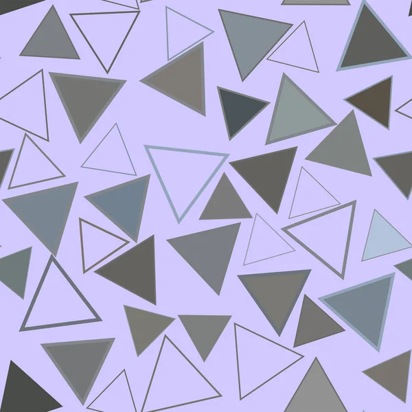 Sans Couture Couleur Abstraite Triangle Géométrique Motif Art Génératif Fond — Image vectorielle