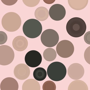 Kesintisiz renk daire, kabarcıklar, küre veya elips geometrik desen generatif sanat arka plan. Vektör çizim grafiği.