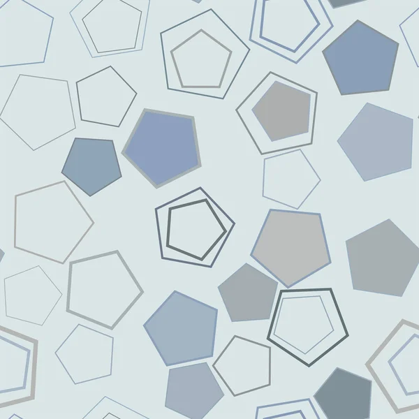 Fond Géométrique Abstrait Sans Couture Avec Forme Motif Pentagone Illustration — Image vectorielle