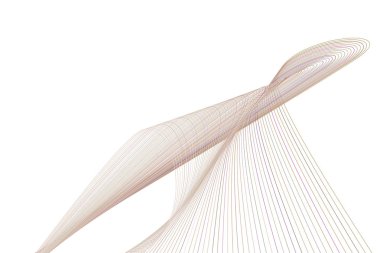 Renkli geometrik çizgi ve eğri desen soyut. Web sayfası, duvar kağıdı, grafik tasarım, katalog, doku veya arka plan için iyi. Vektör çizim grafiği.