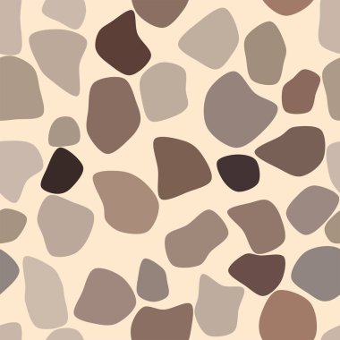 Sorunsuz soyut kavramsal geometrik yuvarlak şekiller desen. Web sayfası, grafik tasarım, katalog, doku veya arka plan için iyi. Vektör çizim grafiği.