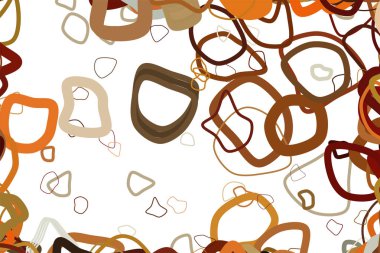 Arka plan soyut geometrik rasgele yuvarlak şekiller desen tasarımı için. Vektör çizim grafiği.