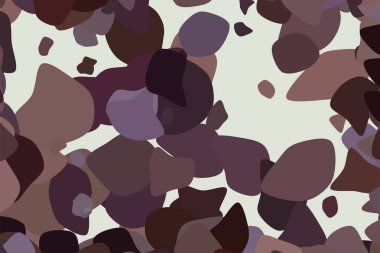 Rasgele yuvarlak şekiller desen şekli ile soyut geometrik arka plan. Vektör çizim grafiği.