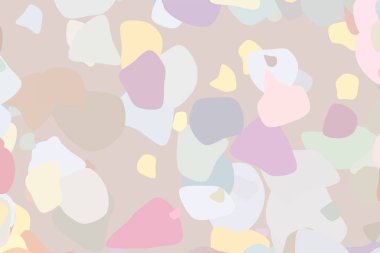 Rasgele yuvarlak şekiller, geometrik arka plan deseni şeklinde. Vektör çizim grafiği.