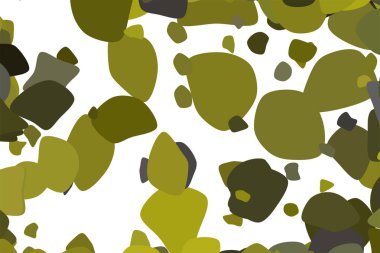 Rasgele yuvarlak şekiller desen şekli ile soyut geometrik arka plan. Vektör çizim grafiği.