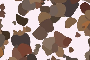 Sanatsal rasgele yuvarlak şekiller arka plan deseni soyut. Vektör çizim grafiği.