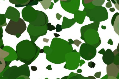 Soyut geometrik rasgele yuvarlak şekiller desen renkli. Web sayfası, duvar kağıdı, grafik tasarım, katalog, doku veya arka plan için iyi. Vektör çizim grafiği.