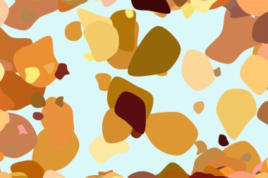 Rasgele yuvarlak şekiller, geometrik arka plan deseni şeklinde. Vektör çizim grafiği.